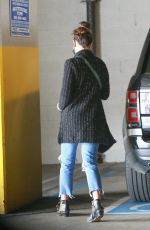 JORDANA BREWSTER Leaves a Vet Clinic in Westwood 11/25/2020
