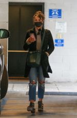 JORDANA BREWSTER Leaves a Vet Clinic in Westwood 11/25/2020