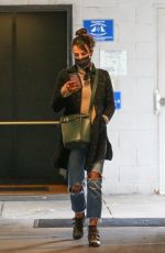 JORDANA BREWSTER Leaves a Vet Clinic in Westwood 11/25/2020