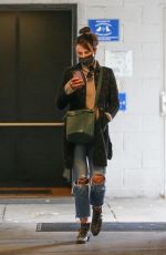 JORDANA BREWSTER Leaves a Vet Clinic in Westwood 11/25/2020