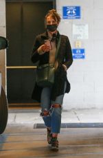 JORDANA BREWSTER Leaves a Vet Clinic in Westwood 11/25/2020