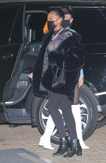 JORDYN WOODS and Karl-Anthony Towns at Nobu in Malibu 11/07/2020