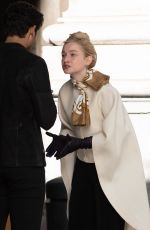 JULIA GARNER on the Set of Inventing Anna in New York 11/16/2020