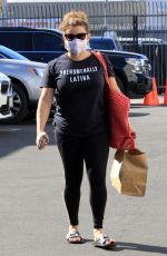 JUSTINA MACHADO Arrives at Dancing with the Stars Studio in Los Angeles 11/04/2020