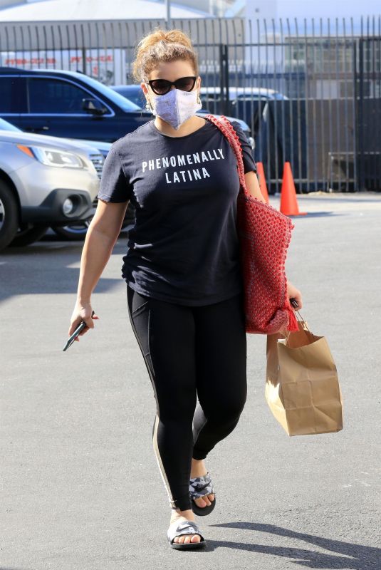 JUSTINA MACHADO Arrives at Dancing with the Stars Studio in Los Angeles 11/04/2020