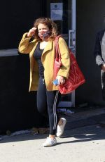 JUSTINA MACHADO Leaves Dance Studio in Los Angeles 11/08/2020