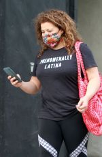 JUSTINA MACHADO Leaves DWTS Pratice in Los Angeles 11/07/2020