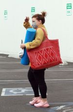 JUSTINA MACHADO Leaves DWTS Studio in Los Angeles 11/05/2020