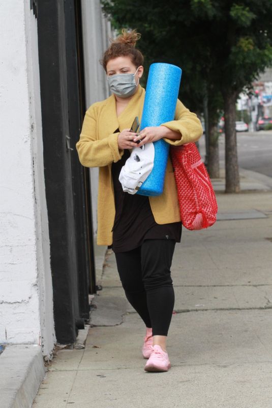 JUSTINA MACHADO Leaves DWTS Studio in Los Angeles 11/05/2020