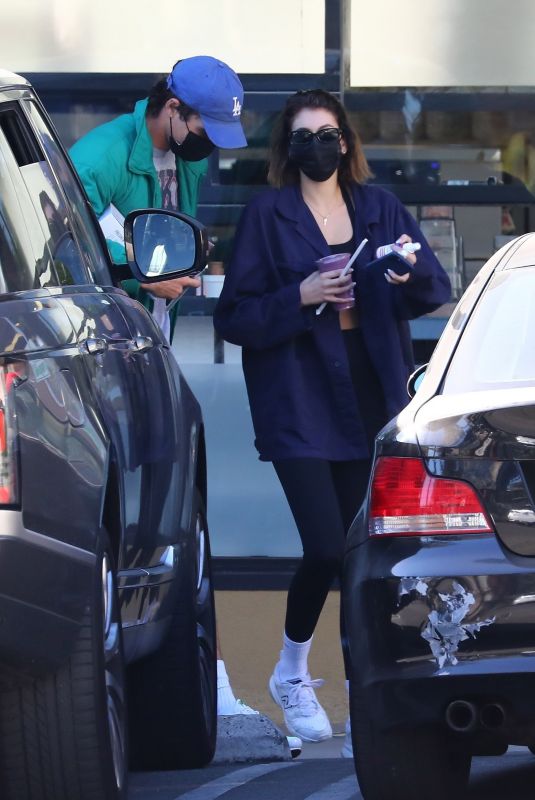 KAIA GERBER and Jacob Elordi at Out in West Hollywood 11/10/2020