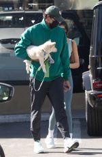 KAIA GERBER and Jacob Elordi Out with Their Dog in Los Angeles 11/09/2020