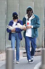 KAIA GERBER and Jacob Elordi Out with Their Dog in Los Angeles 11/13/2020