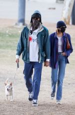 KAIA GERBER and Jacob Elordi Out with Their Dog in Los Angeles 11/13/2020
