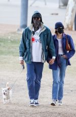 KAIA GERBER and Jacob Elordi Out with Their Dog in Los Angeles 11/13/2020