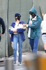 KAIA GERBER and Jacob Elordi Out with Their Dog in Los Angeles 11/13/2020