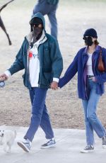 KAIA GERBER and Jacob Elordi Out with Their Dog in Los Angeles 11/13/2020