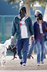 KAIA GERBER and Jacob Elordi Out with Their Dog in Los Angeles 11/13/2020