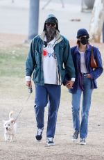 KAIA GERBER and Jacob Elordi Out with Their Dog in Los Angeles 11/13/2020