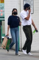 KAIA GERBER and Jacob Elordi Out with Their Dog in Malibu 11/05/2020