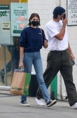 KAIA GERBER and Jacob Elordi Out with Their Dog in Malibu 11/05/2020
