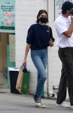 KAIA GERBER and Jacob Elordi Out with Their Dog in Malibu 11/05/2020