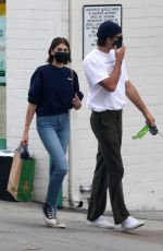 KAIA GERBER and Jacob Elordi Out with Their Dog in Malibu 11/05/2020