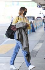 KAIA GERBER in Denim Arrives at Los Angeles International Airport 11/23/2020