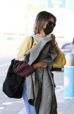 KAIA GERBER in Denim Arrives at Los Angeles International Airport 11/23/2020