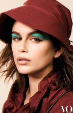 KAIA GERBER in Vogue Magazine, China December 2020