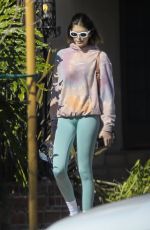 KAIA GERBER Out with Her Dog in Santa Monica 11/20/2020
