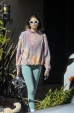 KAIA GERBER Out with Her Dog in Santa Monica 11/20/2020