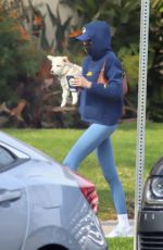 KAIA GERBER Out with her Dog in West Hollywood 11/23/2020