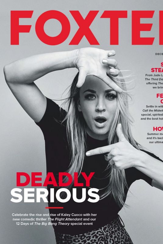 KALEY CUOCO in Foxtel Magazine, December 2020