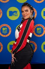 KAROL G at MTV European Music Awards 2020 in Miami 11/08/2020