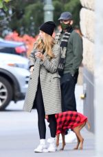 KATE BOCK Out with Her Dog in New York 11/21/2020