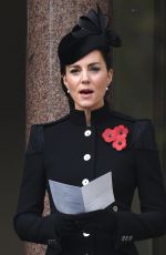 KATE MIDDLETON at Remembrance Sunday Service at Cenotaph in London 11/08/2020
