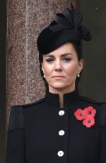 KATE MIDDLETON at Remembrance Sunday Service at Cenotaph in London 11/08/2020