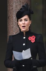 KATE MIDDLETON at Remembrance Sunday Service at Cenotaph in London 11/08/2020