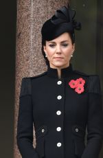 KATE MIDDLETON at Remembrance Sunday Service at Cenotaph in London 11/08/2020
