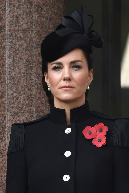 KATE MIDDLETON at Remembrance Sunday Service at Cenotaph in London 11/08/2020
