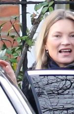 KATE MOSS Leaves Her Home in London 11/13/2020