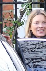 KATE MOSS Leaves Her Home in London 11/13/2020