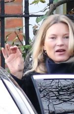 KATE MOSS Leaves Her Home in London 11/13/2020