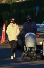 KATHERINE SCHWARZENEGGER and Chris Pratt Out with Their Daughter in Santa Monica 11/10/2020