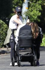 KATHERINE SCHWARZENEGGER and MARIA SHRIVER Out in Brentwood 11/15/2020