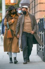 KATIE HOLMES and Emilio Vitolo Jr Out in New York 11/03/2020
