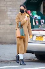 KATIE HOLMES and Emilio Vitolo Jr Out in New York 11/03/2020