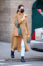 KATIE HOLMES and Emilio Vitolo Jr Out in New York 11/03/2020