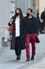KATIE HOLMES and Emilio Vitolo Jr Out in New York 11/05/2020