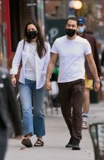 KATIE HOLMES and Emilio Vitolo Jr Out in New York 11/22/2020